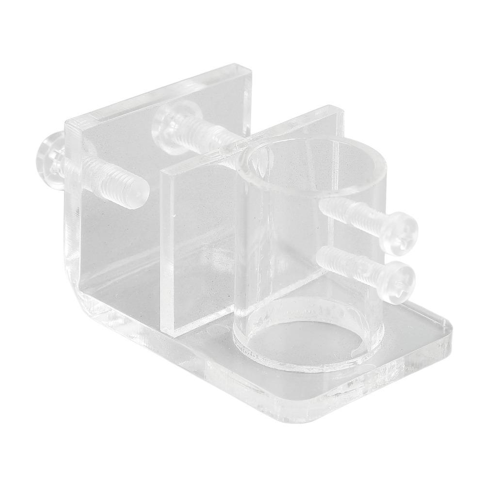 High Transmittance Acrylic Aquarium Pipe Clip Transparent Aquarium Pipe Holder Fish Tank