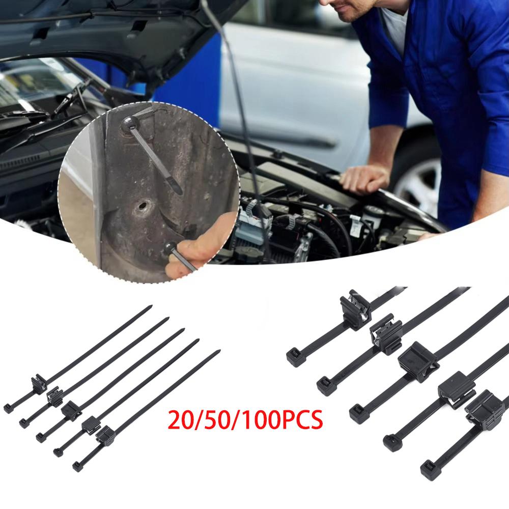 20/50/100Pcs Nylon Cable Tie Buckle Universal Practical Fastening Rings 150*3.6mm Reusable Cable Ties Tool