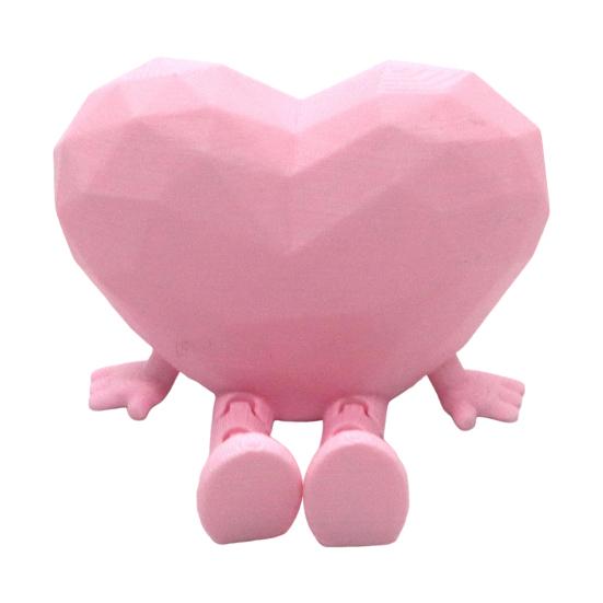 Набор из 2 фигурок-сердечек для стола, интерактивные подвижные ноги и руки, украшение, уникальный символ любви, украшение, декор для офиса и дома, подарок