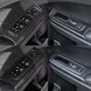 Set Carbon Fiber Window Lift Switch Panel Cover for Dodge Charger 2015- LHD