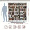 1 шт. Стильная шторка для душа с книжной полкой - Минималистичный дизайн библиотеки, Яркие корешки, Полиэстер, 12 крючков, Можно стирать