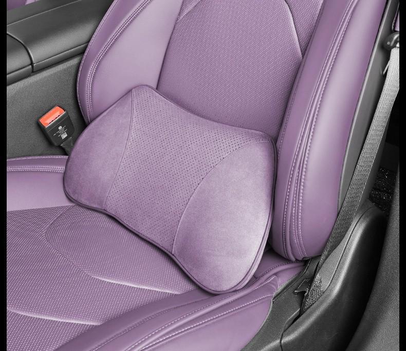 Compatible with Xiaomi SU7: Comfortable Neck Pillow & Lumbar Support for Car Interiors.