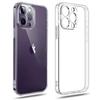 Прозрачный силиконовый чехол для телефона iPhone 15 14 13 12 11 Pro Max Mini X XR XS 7 8 Plus SE, защитный чехол для объектива, прозрачная задняя крышка