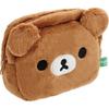 San-X Плюшевый мультикейс Rilakkuma Chairoikoguma CA71204 В120×Ш145×Г45мм