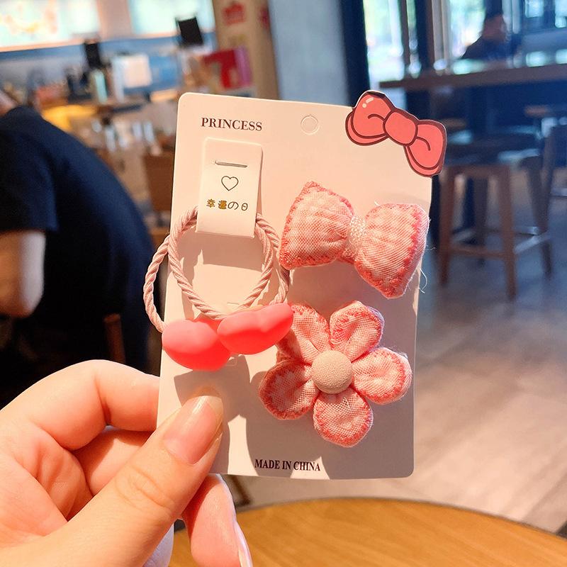 4/10/20 шт./компл., милые цветные резинки для волос с цветком для маленьких девочек, держатель для хвоста, детские мягкие резинки для волос, резиновые детские аксессуары для волос