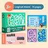 Kids First Reusable Writing Book Brain Development Tool Portable Left Right Brain Training Early Learning Aid