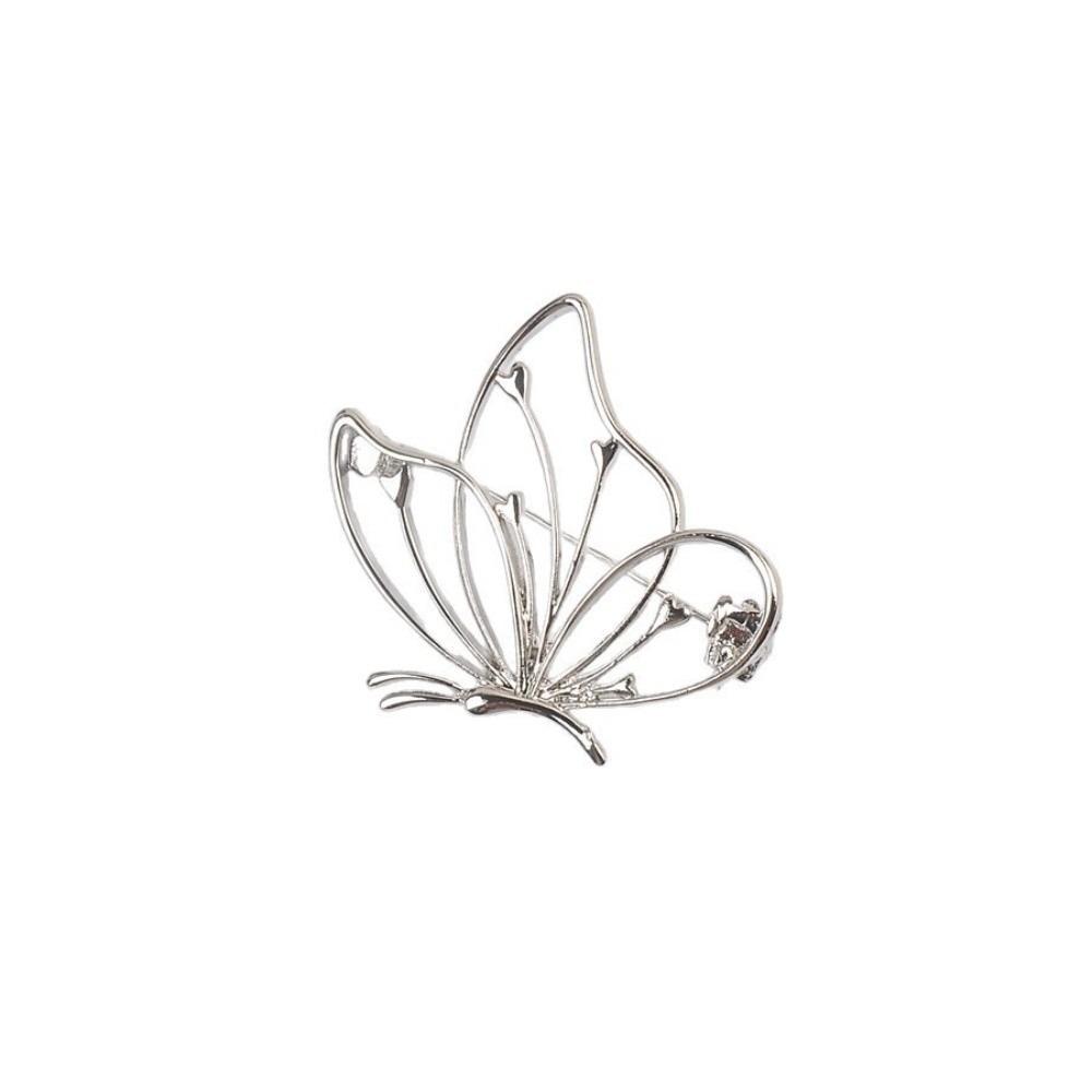 Clothes Accessories Hollow Butterfly Brooch Metal Women's Brooch Clothes Decoration
