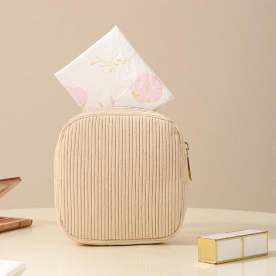 Косметичка с застежкой-молнией, водонепроницаемая, портативная, компактная, дизайн, органайзер для гигиенических салфеток, сумка для хранения косметики