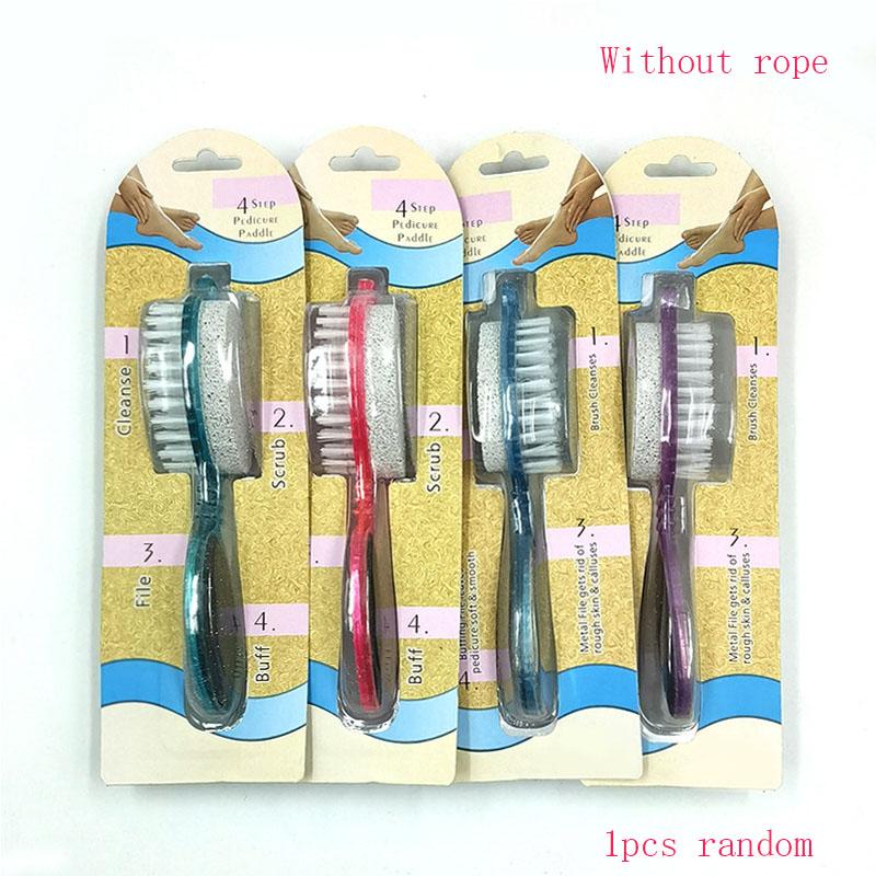 4 в 1 Щетка-пилка для ног с пемзой, терка для ног, наждачная бумага, скраб-щетка для ног, средство для удаления омертвевшей кожи, инструмент для ухода за ногами