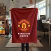 Man Utd Print FlAannel Blanket, High quality Comfortable for All Seasons, Home Decor, Warmth and Comfort