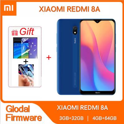 Оригинальный мобильный телефон Xiaomi Redmi 8A 4 ГБ 64 ГБ Аккумулятор 5000 мАч Snapdragon 439 12 МП Камера 4G Смартфон глобальная прошивка