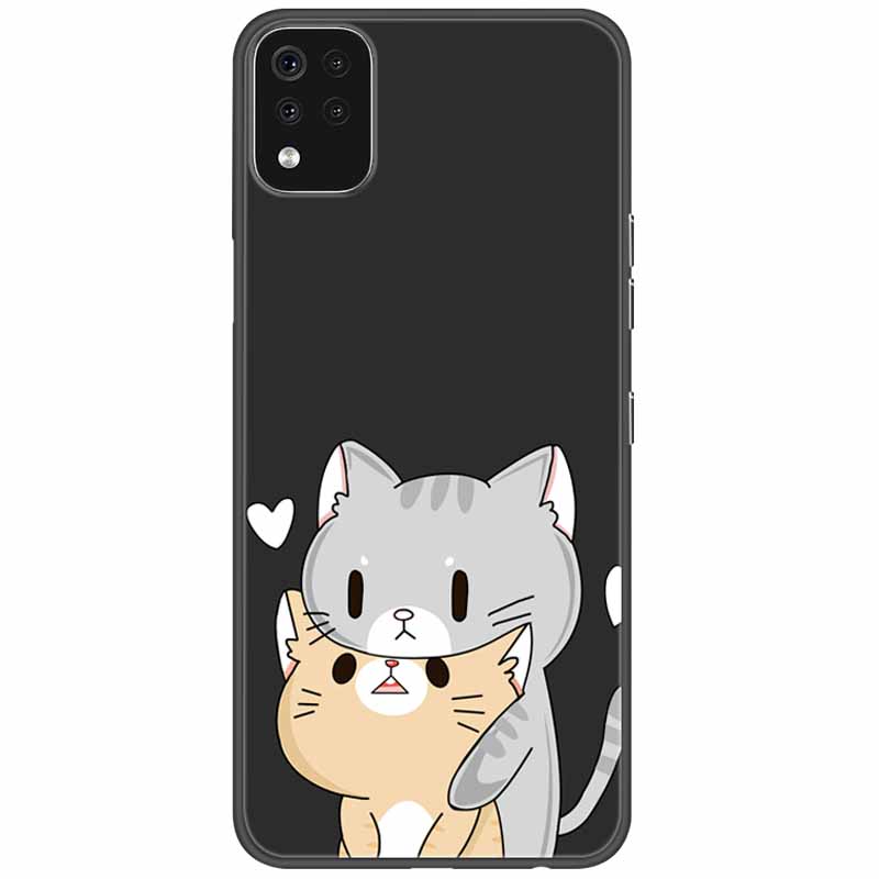 Чехол для телефона для LG K42 K52 K62 Q52 Чехол Мягкий Расписной Волк Силиконовые Черные Чехлы для LG K62 Чехлы K 42 Ударопрочный Funda для LGK52
