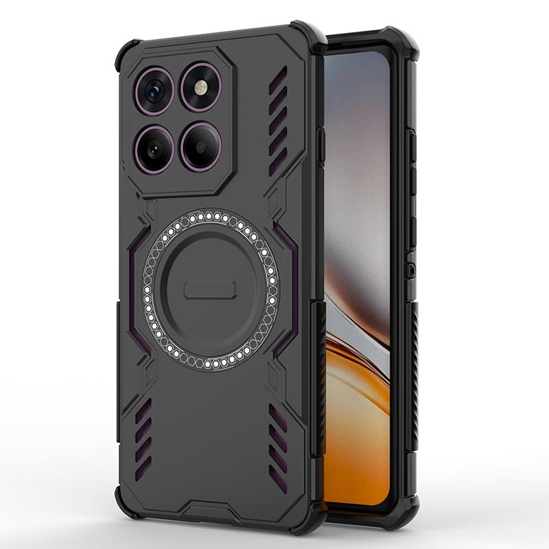 Термозащитный ударопрочный магнитный чехол-броня для Motorola Edge 60 Pro Fusion G05 G15 G75 G100 G86 G67 G57 Задняя крышка