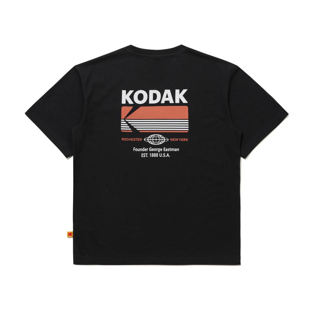 KODAK Breeze Pop Aerocool Big Graphic Short Sleeve T-Shirt Black