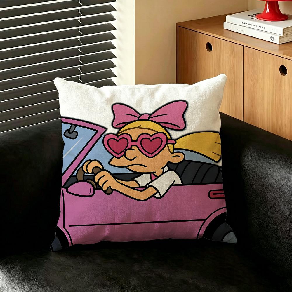 Cartoon HHey AArnold Cushion Cover Creative  pillowcases for interior decoration office living room home Car hot
