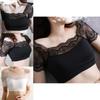 Elegant Women Sexy Lace Padded Bra Bustier Bralette Blouse For Stylish Comfort