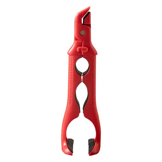 Зажим для посуды против ожогов 3-в-1 Многофункциональный захват для горячих тарелок, зажим для тарелок, открывалка для бутылок, термостойкий силиконовый кухонный инструмент с нескользящей ручкой