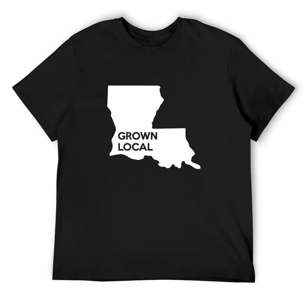 Louisiana Grown Local LA T-Shirt tshirts personalised shirts graphic tee Short sleeve tee cotton man t-shirts luxury clothes men