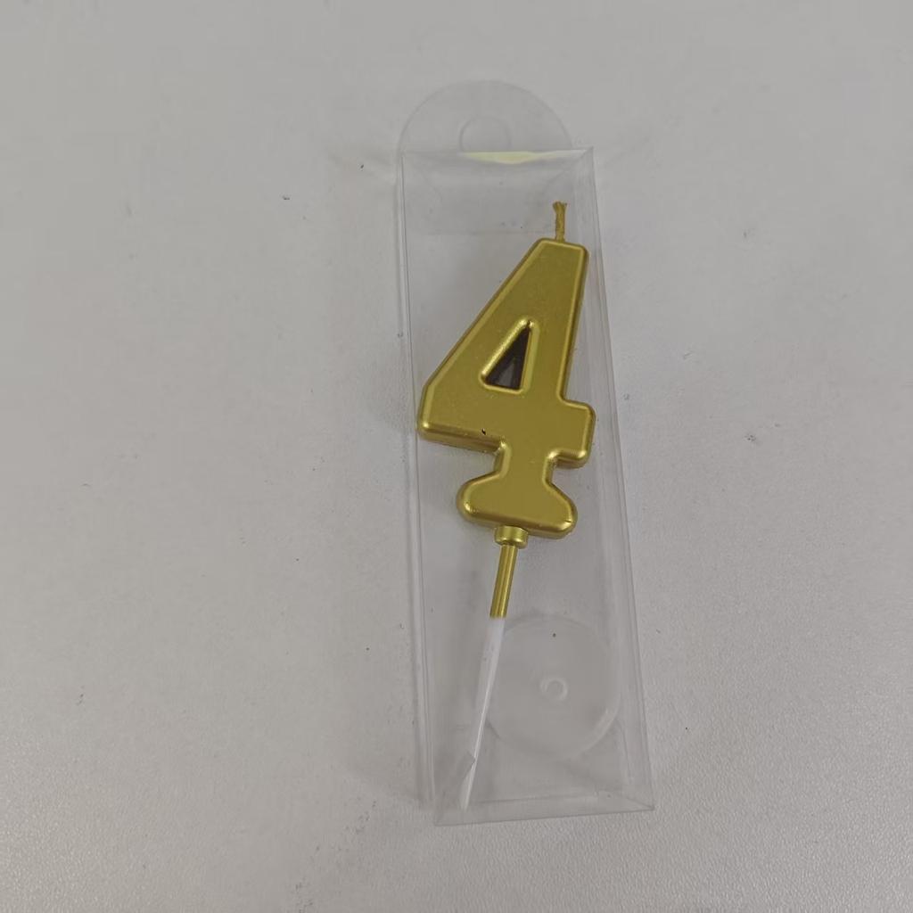 1/2/10 шт. Свечи-цифры на день рождения, золотые свечи-цифры, свечи-цифры на торт, празднование вечеринки