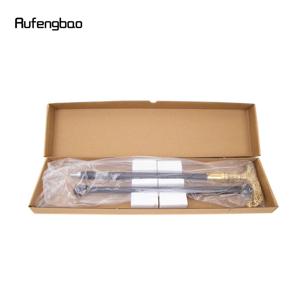 Ручка золотого волка, роскошный узор, трость для вечеринки, модная элегантная трость, декоративная ручка для трости, ручка Crosier 90 см