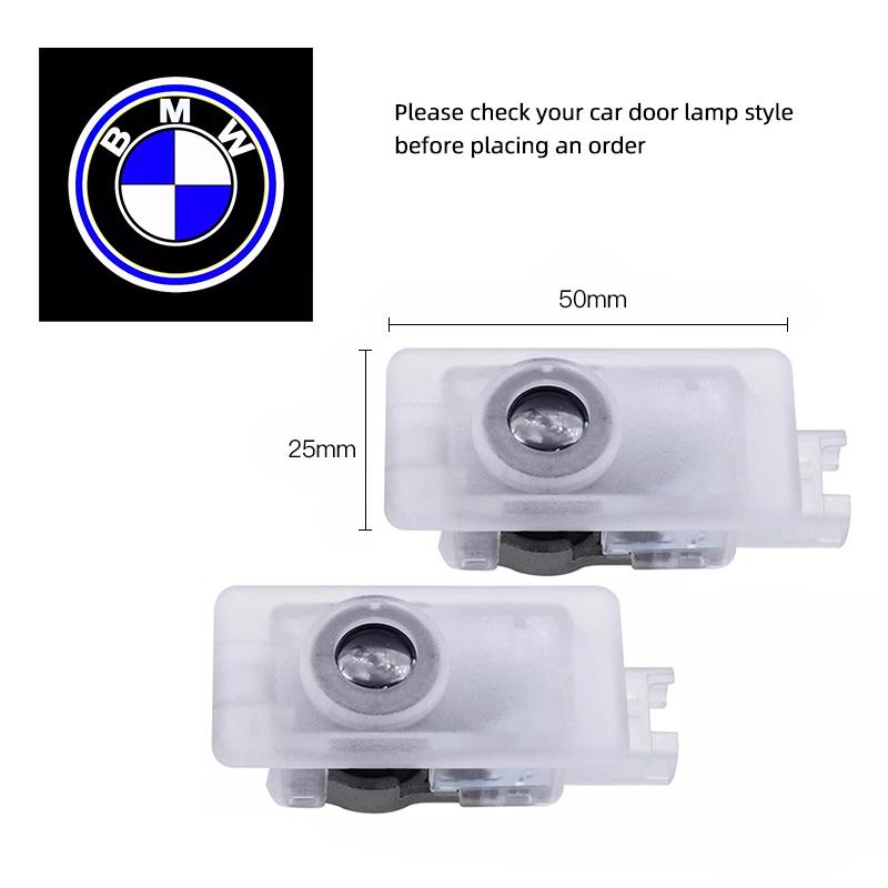 DKHN5 2Pcs HD Car Door Welcome Light LED Projector Lamp For BMW G30 G32 G01 G02 G05 G06 G07 G26 G23 G22 F40 F20 G08 G16 G15 G14 G12