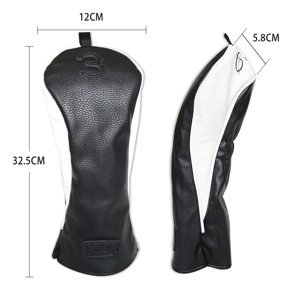 CRAFTSMAN Golf Wood Cover Head Cover Set of 4 for Fairway and Utilities Number Club Black (135X) Драйверы, Вудс, (с тегами) Чехлы, трехкомпонентные