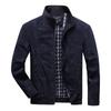 Spring and Autumn New Men's Jacket Stand Collar Casual Versatile Business Jacket for Middle-aged and Elderly People