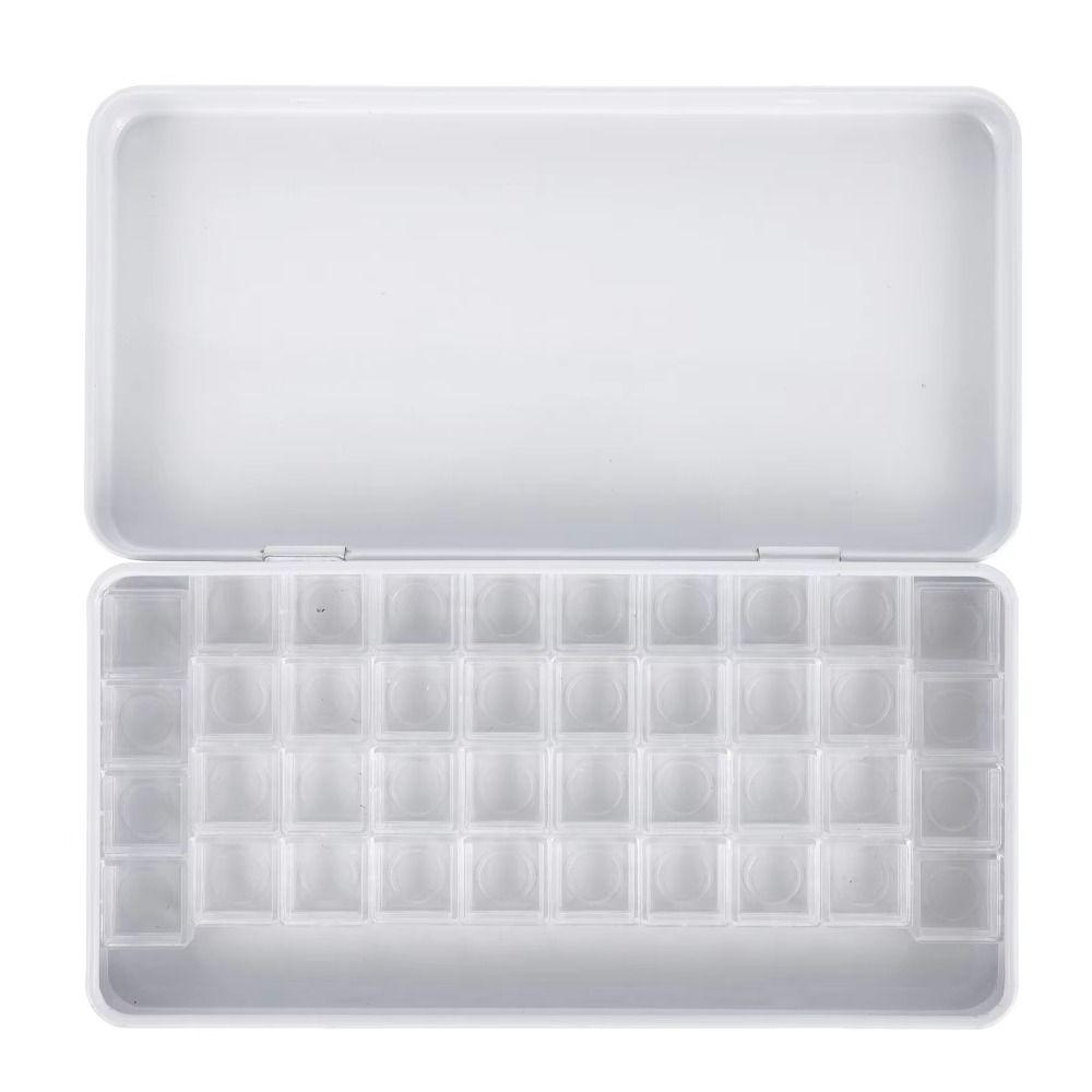 12/21/24/45 Grids Watercolor Paint Box Portable Color Mixing Box Premium Art Palette For Artists