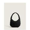 Summer New Cloud Shape Mini Bag For Women Fashion Pleated Versatile Handheld Shoulder Underarm Purse