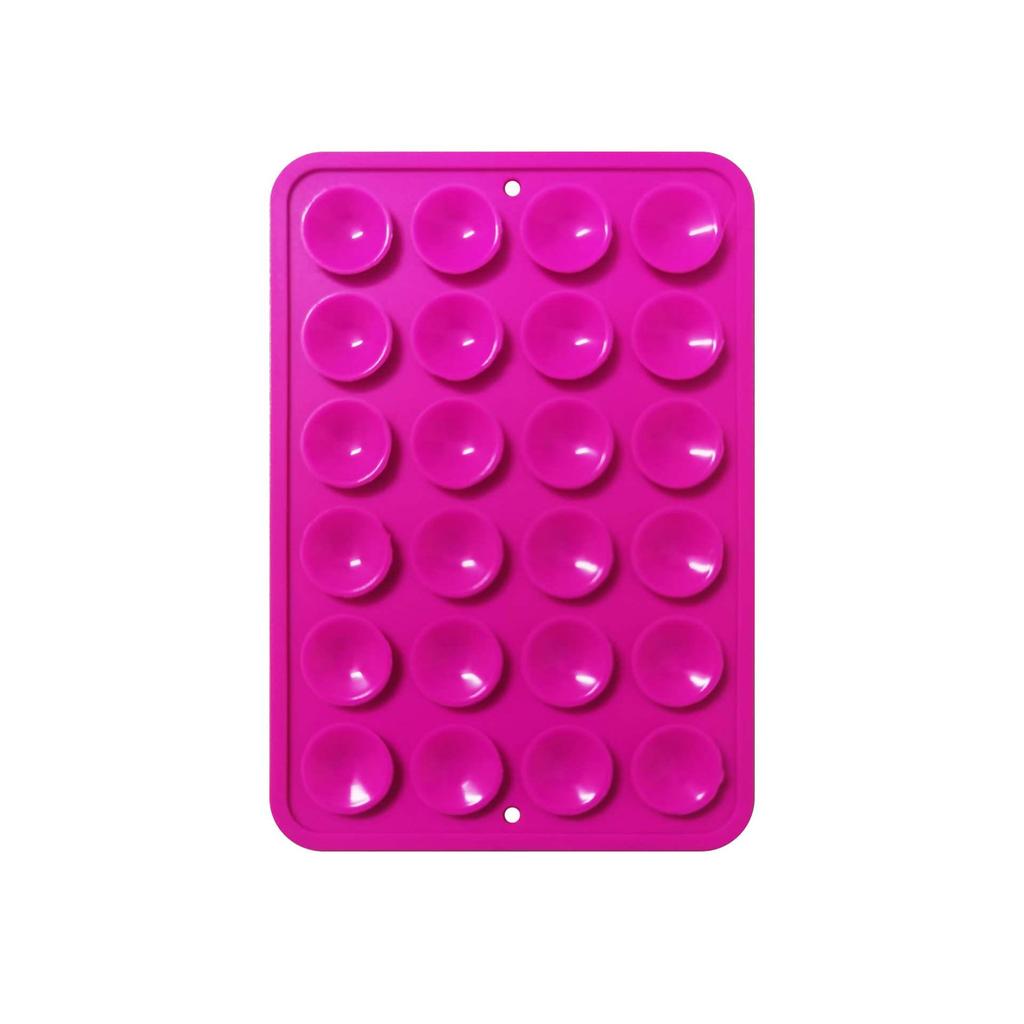 Черная силиконовая противоскользящая подставка для телефона: 24 Портативные, Минималистичные Наклейки на Присосках