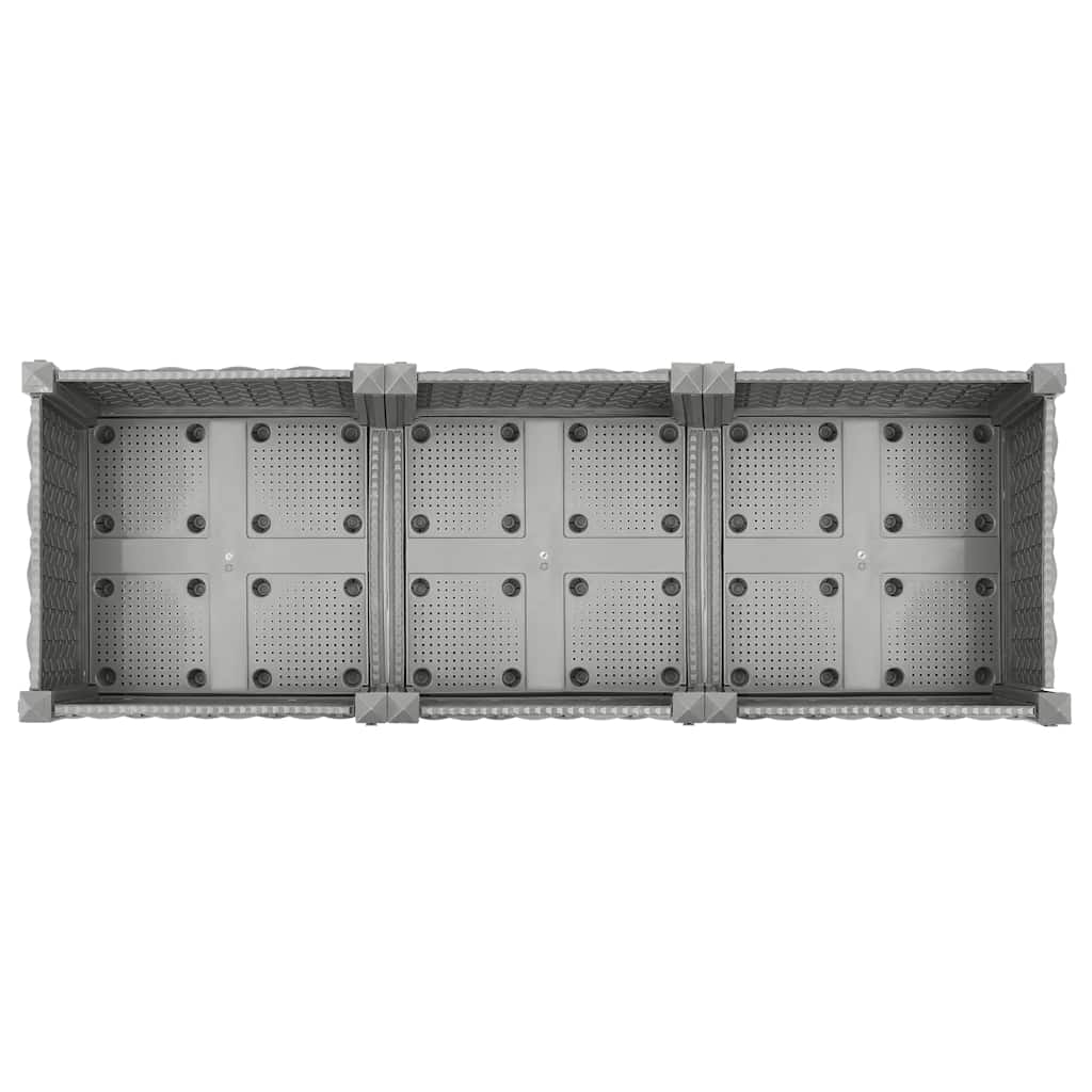 Vidaxl Donica Do Podwyższonej Rabaty, 120X40X23 Cm, Polipropylen