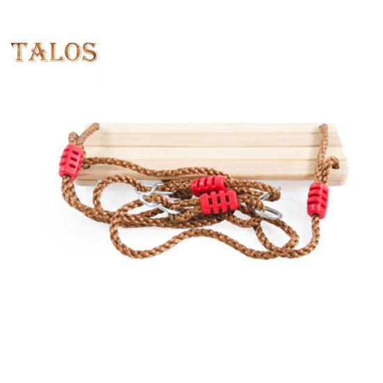 Деревянные качели для взрослых и детей, уличные пасторальные качели с регулируемым тросом, максимальная нагрузка 100 кг, качели для сада и двора