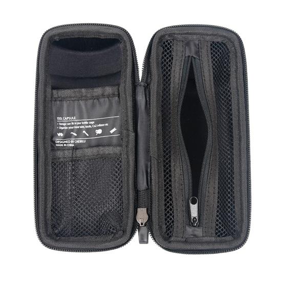 Bicycle Tool Bag Waterproof Multi-functional Black Sealed Zipper Bike Bottle Bag for Men