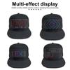 Светодиодный экран дисплея Smart Matrix Hat перезаряжаемое приложение прокручивающий текстовый дисплей сообщение Pattern портативная DIY бейсболка