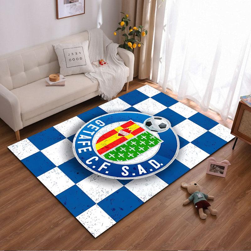 Getafe C.F. Logo Carpet suitable as a non-slip mat for the living room or bedroom sofa