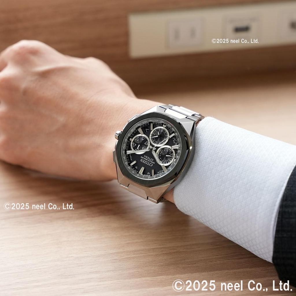 CITIZEN ATTESA Серебряные часы CC4104-53E Мужские