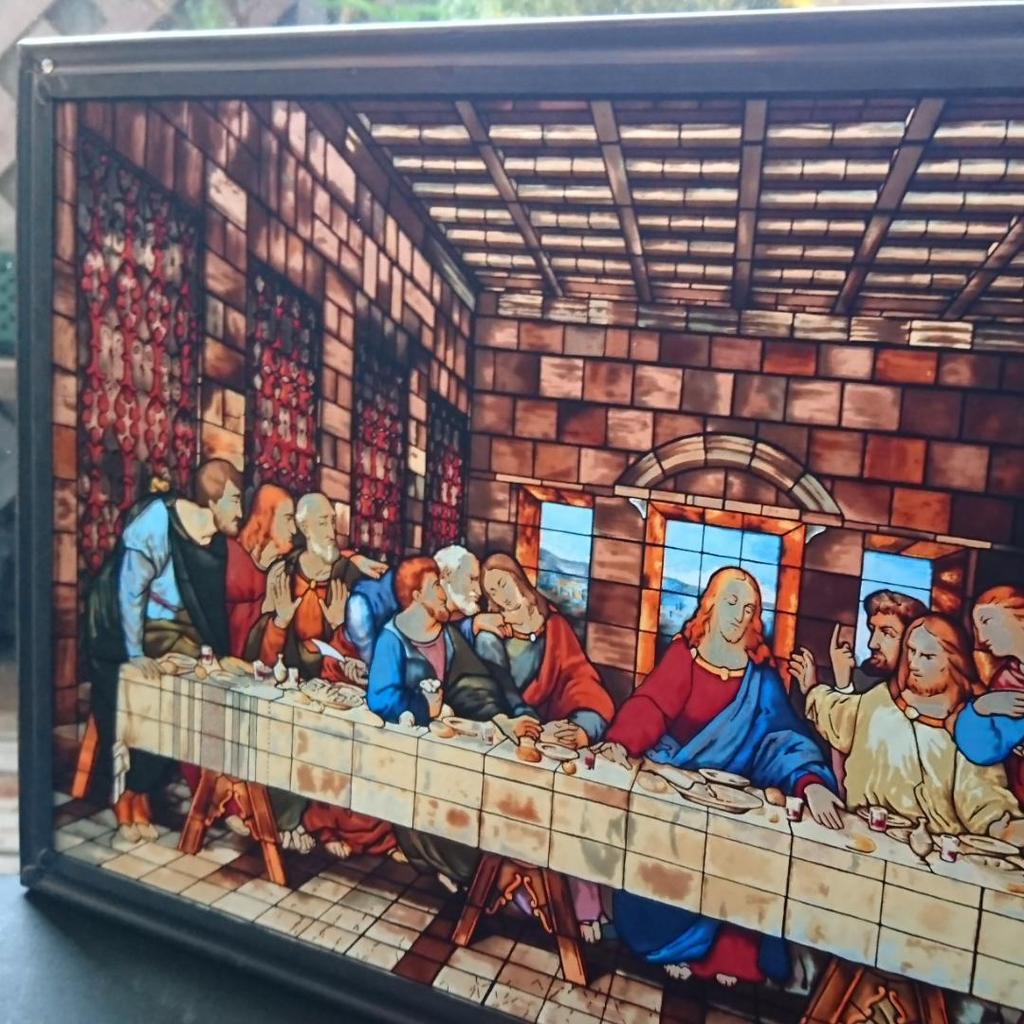 Used Da Vinci Stained Glass Last Supper Glass Masters Inc.