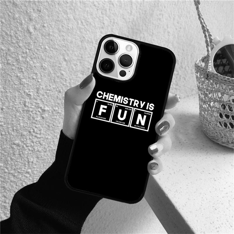 Chemistry Phone Case for iPhone 17 Air 16 Coque 15 14 12 13 PLUS 11 PRO MAX Back Cover Fundas Shell
