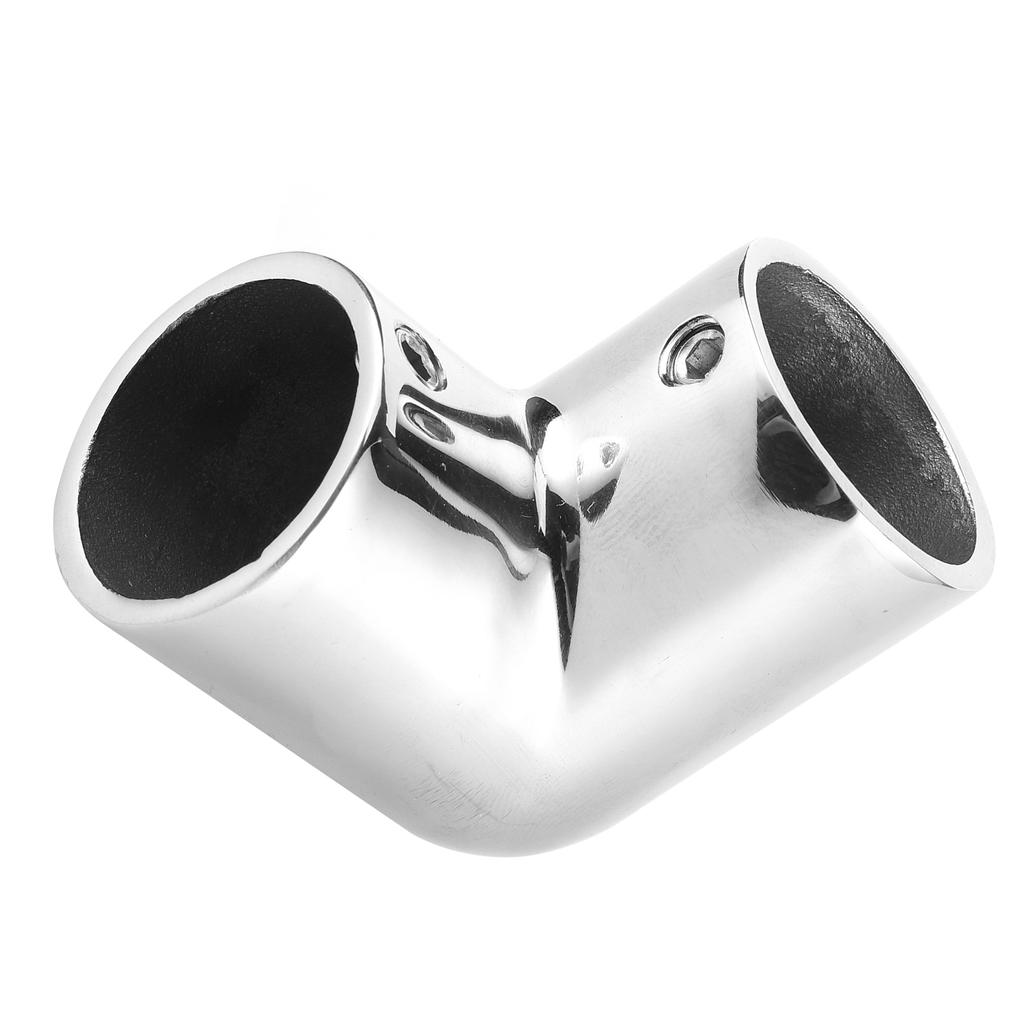 Boat Pipe Connector Marine Yatch 90 Degrees Elbow Tube Joint Stainless Steel Hand Rail Fitting25mm1in