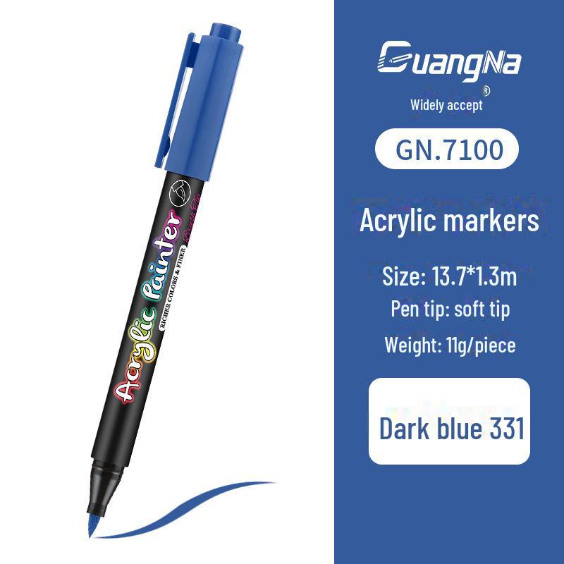 Acrylic Water-Based Paint Marker Pen for DIY, Graffiti, Body Painting - Soft Head Hand Account Painting Pen