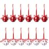 12pcs Metal Christmas Bell Decorative Pendant Christmas Bell Pendant  Christmas