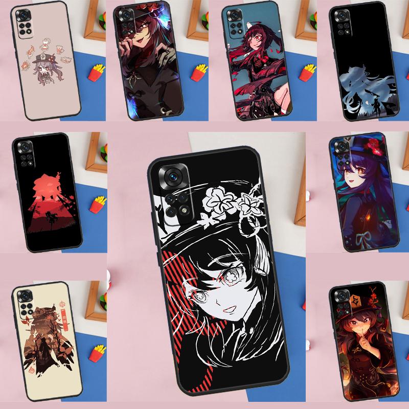 Genshin Impact Hu Tao Funda For Xiaomi Redmi Note 14 Pro 9 10 11 12 13 Pro 10S 11S 12S Redmi 13C 10C 12C 14C Case