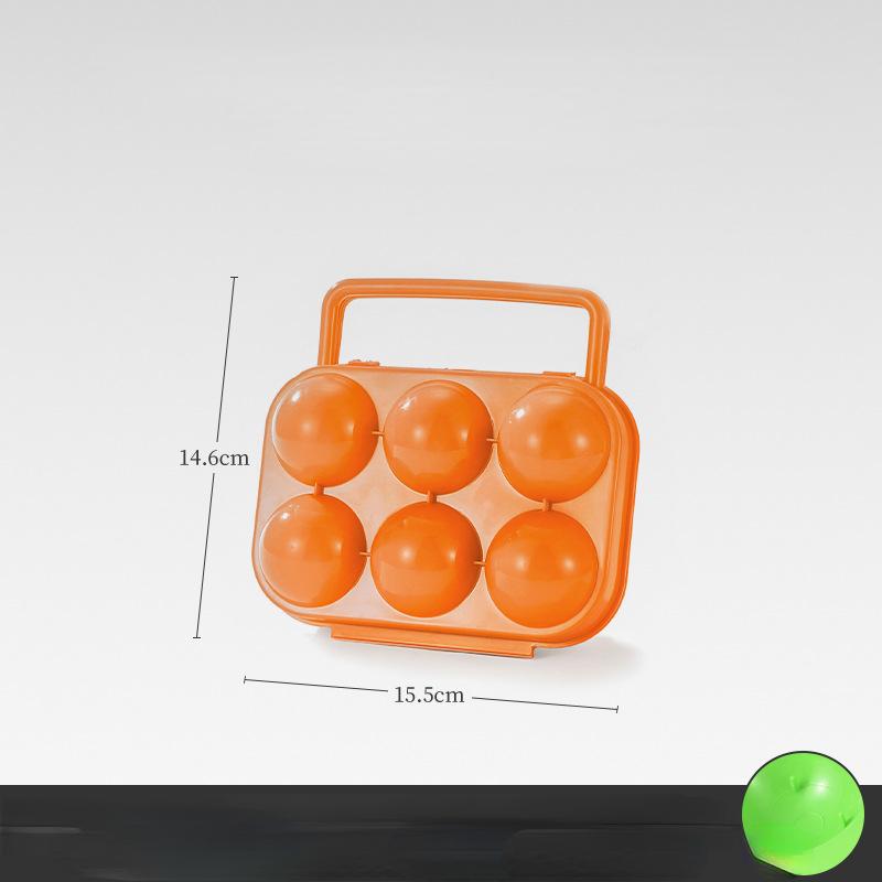 Держатель для яиц, ящик для хранения еды, держатель, контейнер, аксессуары, поставки, пластик, современный прямоугольный глянцевый 6 сеток