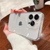 Plating Clear Phone Case For For Iphone 17 Air 16 16e 1 14 13 11 12 Pro Max Plus13 Mini Full Lens Glass Protector Silicone Cover