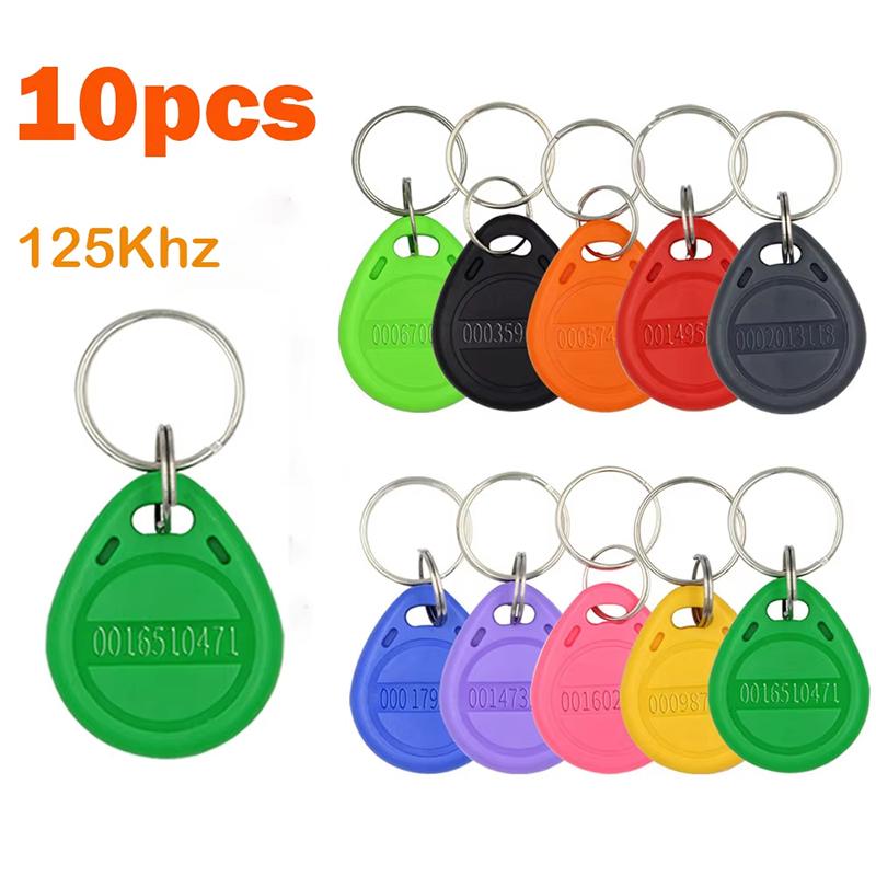 10/20 шт. 125 кГц TK4100 EM4100 RFID proximity брелок для ключей контроль доступа в помещение 125K ID-токен только для чтения Брелок Метки Ключи Брелки