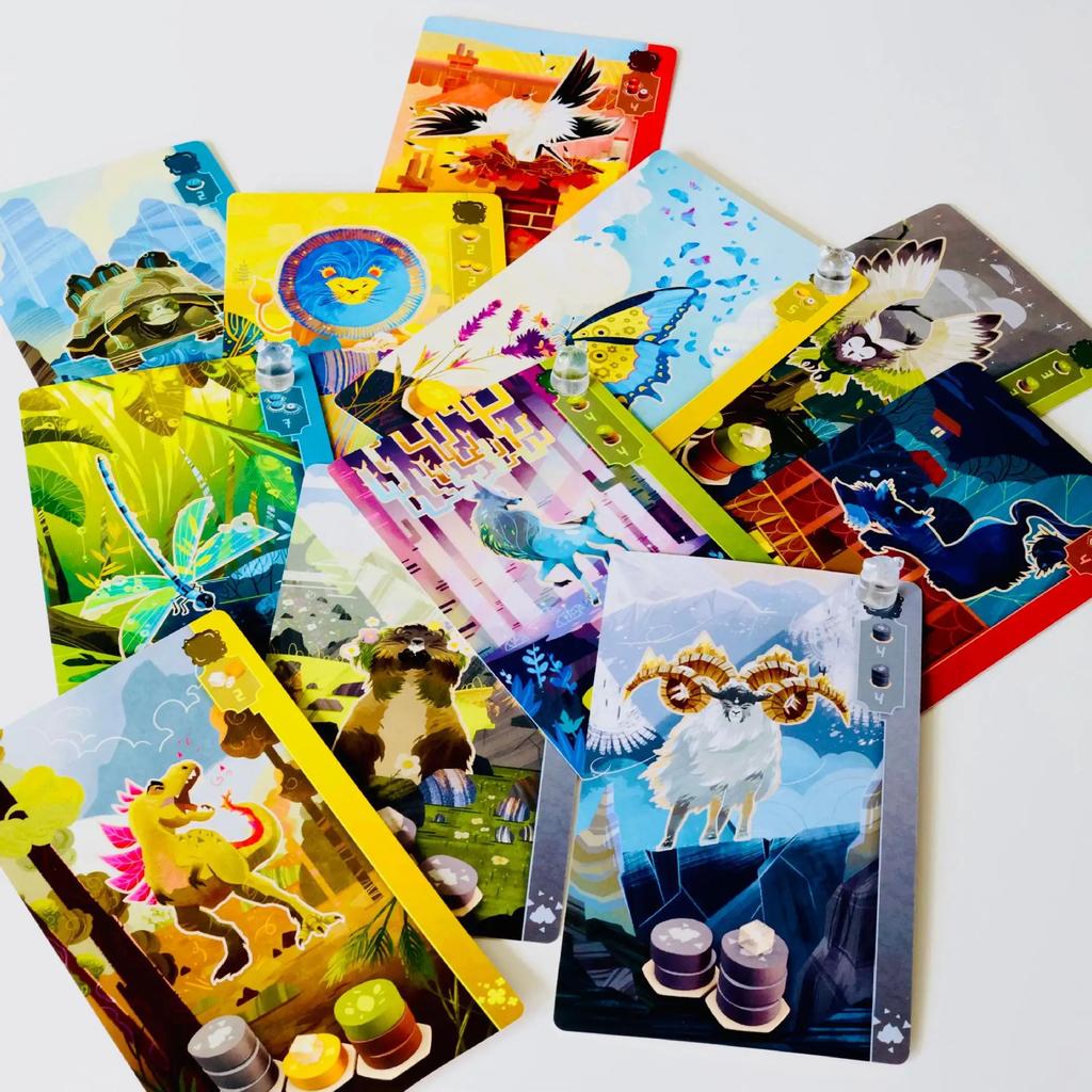 Гармонии Настольные игры Создание ландшафтов Среды обитания Животные Стратегическая игра Карта