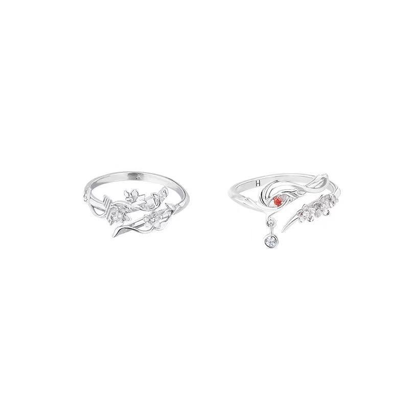 Аниме Tian Guan Ci Fu Ring Heaven Official'S Blessing Hua Cheng Xie Lian Регулируемые унисекс парные кольца ювелирные аксессуары подарок