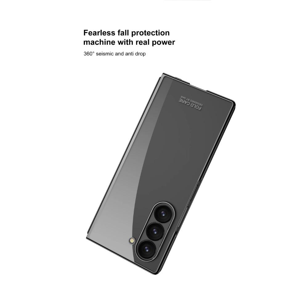 Прозрачный гальванизированный каркас Ultra Thine Hard PC Phone Cover для Samsung Galaxy Z Fold 6 5 Case Z Fold 6 5 Противоударные чехлы