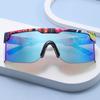 New Men's Fashionable Sports Sunglasses for Women's Outdoor Circular Cycling Sunglasses