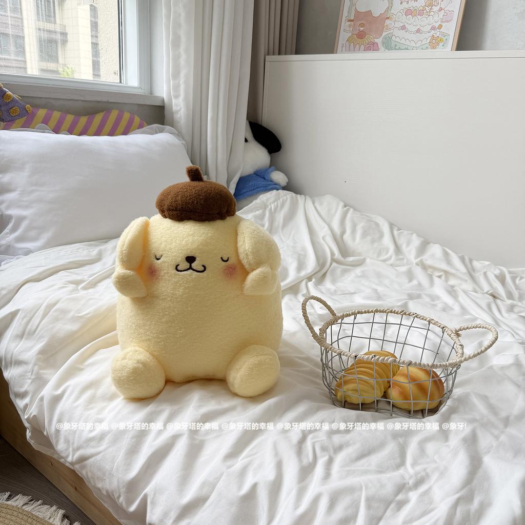 Милые Плюшевые Подушки-Игрушки Pompompurin Мягкая Подушка Подарок Милая Кукла Pom Pom Purin для Детской Комнаты Декор Рождество День Рождения Девочки Подарки
